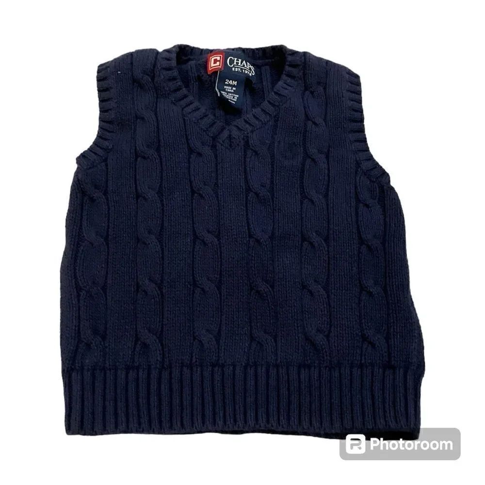🌼🌼Chaps blue sweater 24M Preloved🌼🌼
